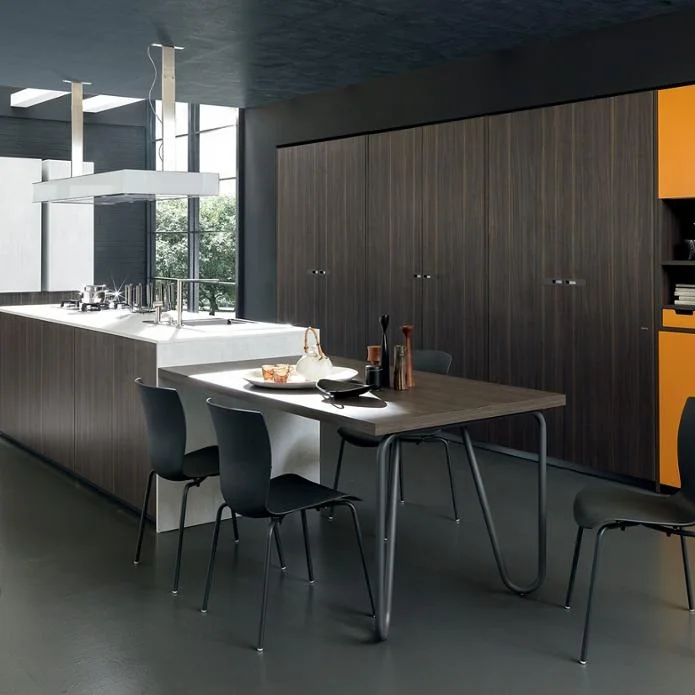 
2019 Vermont Factory price kitchen cabinet with kitchen island custom designs 