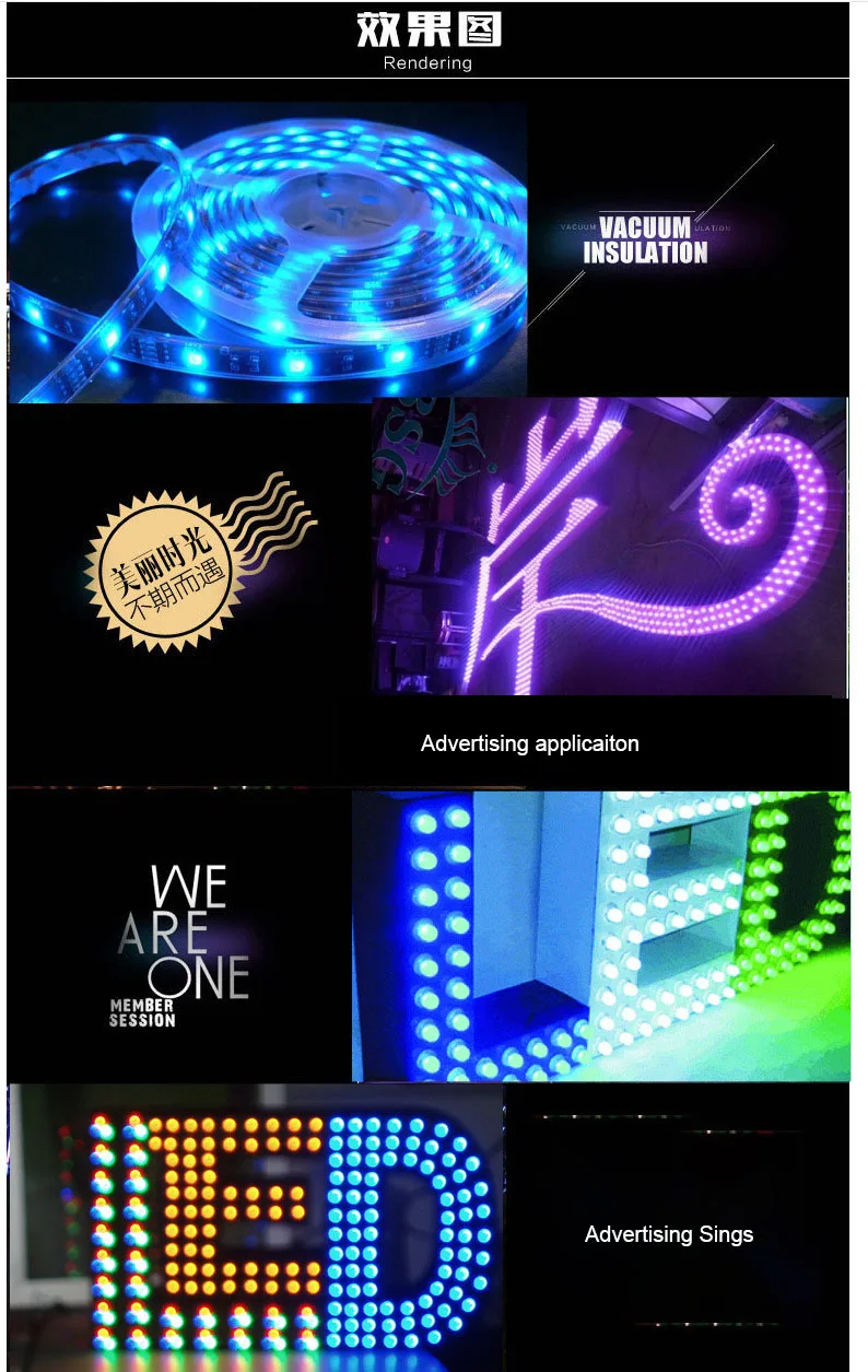 Waterproof 9883 RGB pixel light ws2811 led sign