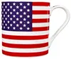 American Flag Stoneware Coffee Mug