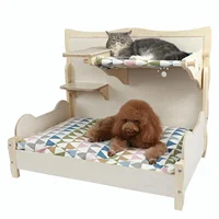 

Fashion Comfortable Bunk Bed for Pets Cat and Small Dog with Scratching Pad Stair