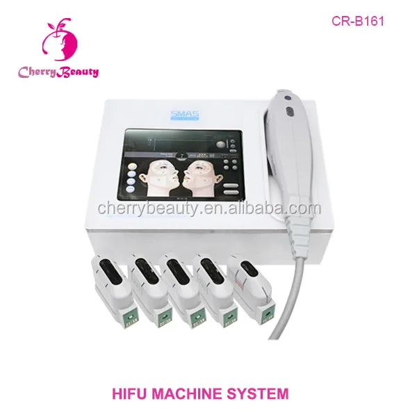 

Cherry CR-B1613D HIFU with 5 different cartridges with 50,000 shots for your choice face ifting body slimming hifu lift machine, White