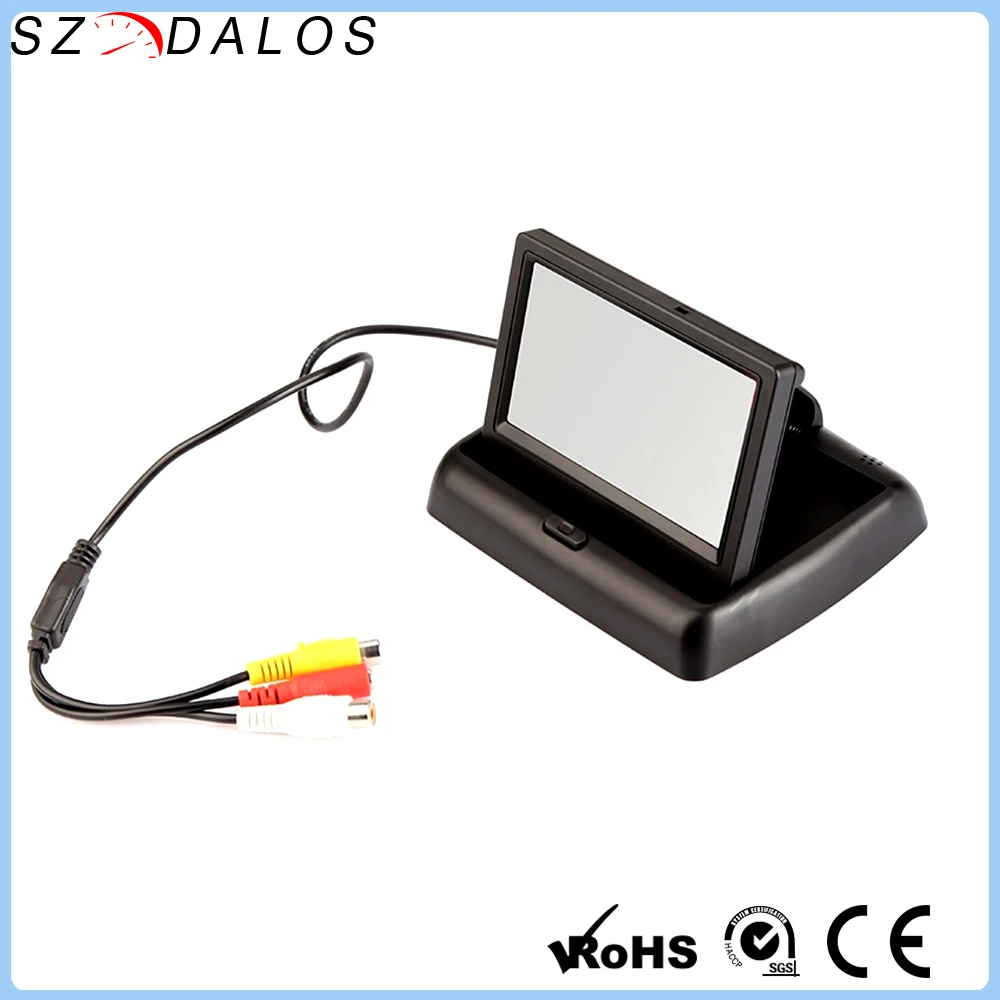 Standard foldable Car stand-alone monitor car lcd monitor mini tv