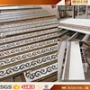 Waterjet Marble flooring tile border designs , lobby marble Inlay flooring Pattern design