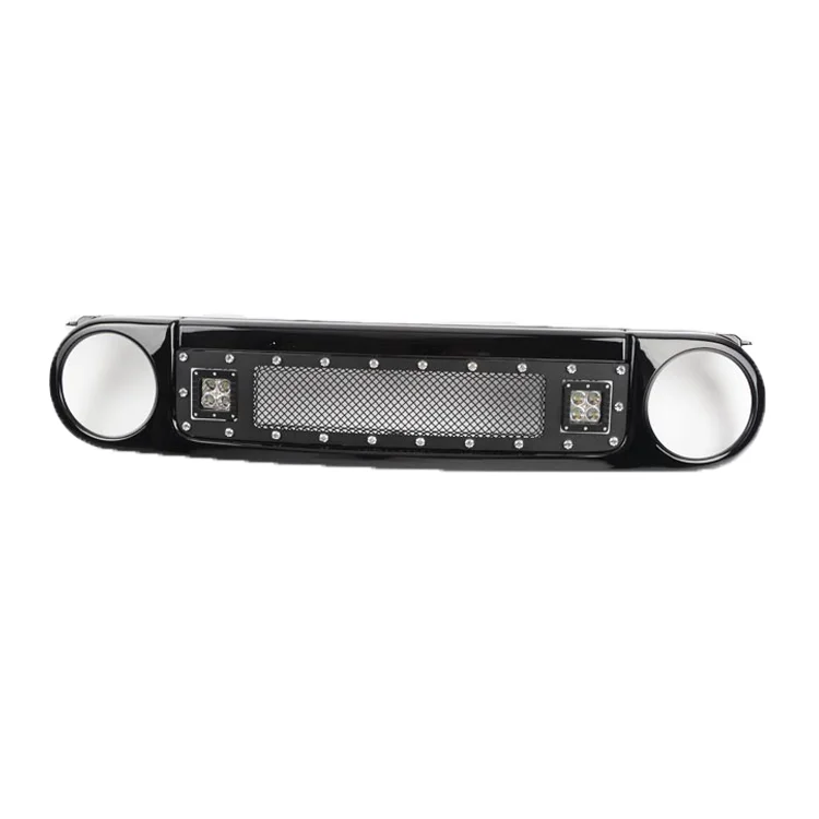 

Black PP Material Front Grille grill with light for FJ Cruiser Front Bumper Hood w/F R Wire