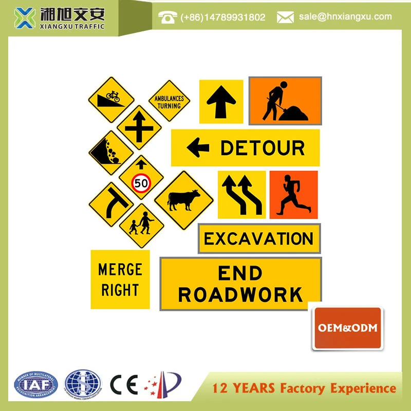 China Wholesale Products Reflective Road Aluminium Traffic Sign Board Size
