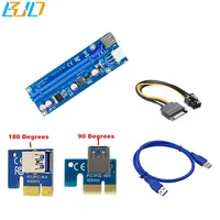 

BoJiaDa Mining Computer Accessories 009S PCI-E 1x to 16x Riser Card for GPU Mining Riser Adapter Card