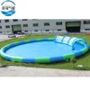Customized size commercial PVC inflatable durable swimming pool