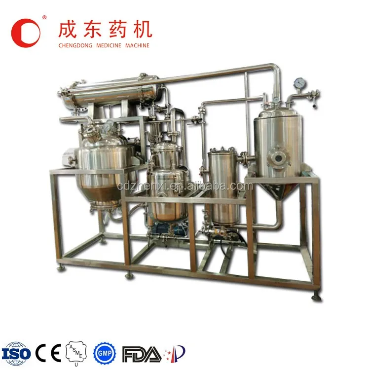 Thermal Refluxing Combined Herb Extraction And Concentration Machine