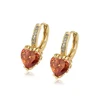 97523 xuping love heart african earrings for women, 2019 aretes 14k gold jewelry wholesale