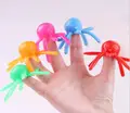 2017 Creative TPR soft toys octopus doors walls glass slime climbing New trick Practical Joke pvc