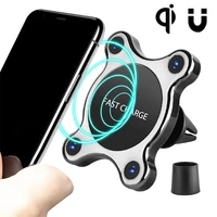 

Fast Qi 10W Wireless Charger Magnetic Car Phone Holder wireless Mobile Phone Charger N18