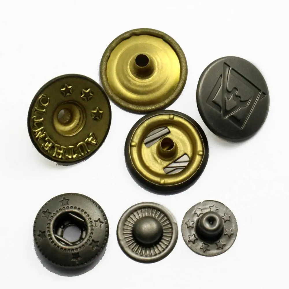 
484# 486# 488#nickel free silver Cap Spring Snap Button For Garment 