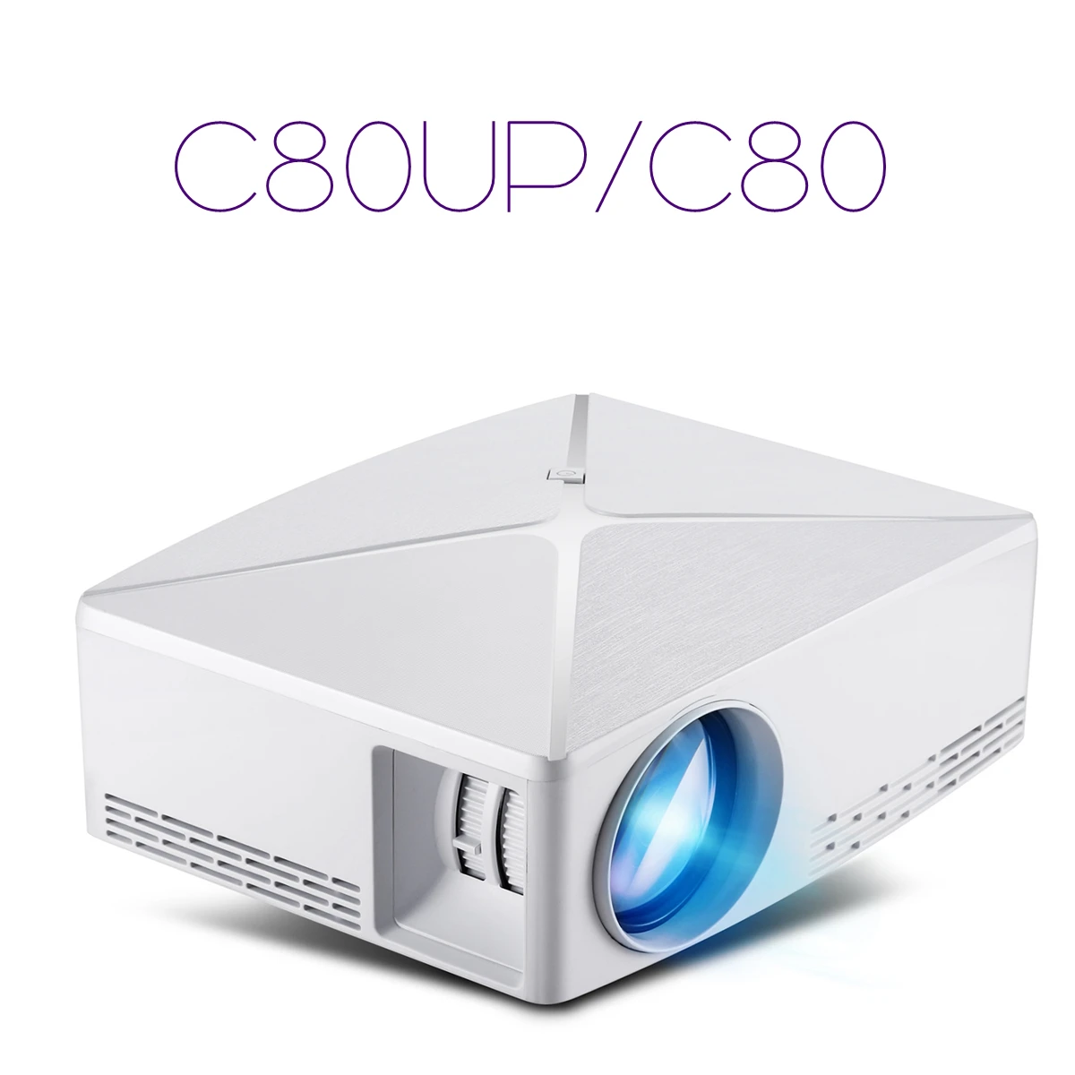 
Newest OEM C80 mobile projector pico mini projector hologram projector 
