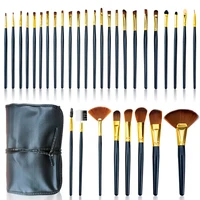 

2019 Hot Selling Black Handle Brown Hair 32pcs Professional Make Up Brush Set