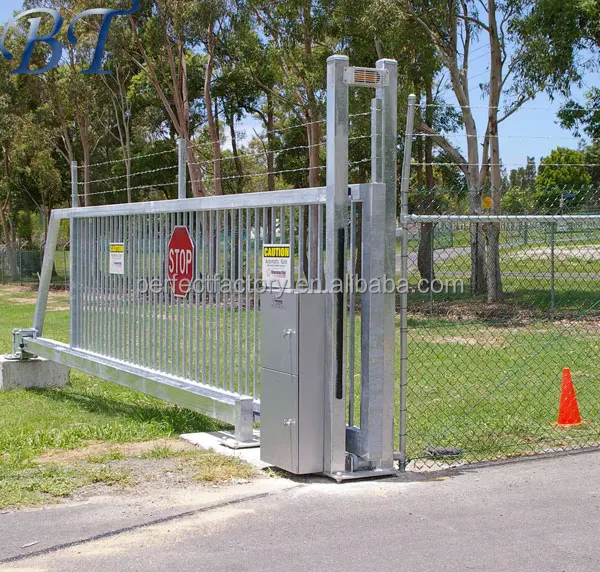 
Galvanized metal Automatic Sliding Gates For Driveways 