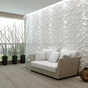 Living Room Sofa Tv Back Ground Decorative 3d Pvc Wall Panel For