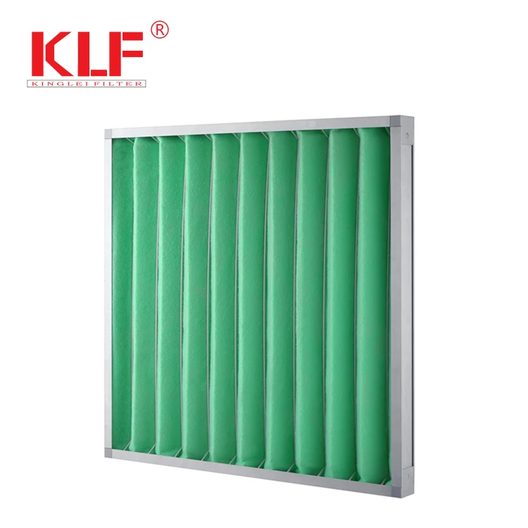 Ventilation Fan Fresh Air Pleated Fiber Panel Filter For Air