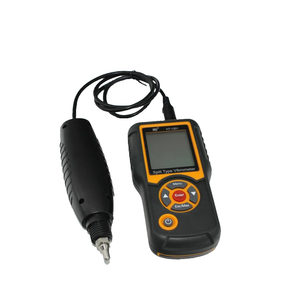 Portable Vibration Meter Analyzer Meter Ht1201 Digital Vibrometer