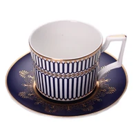 

Bone china gold rim coffee sets modern Turkish Arabic porcelain coffee cup