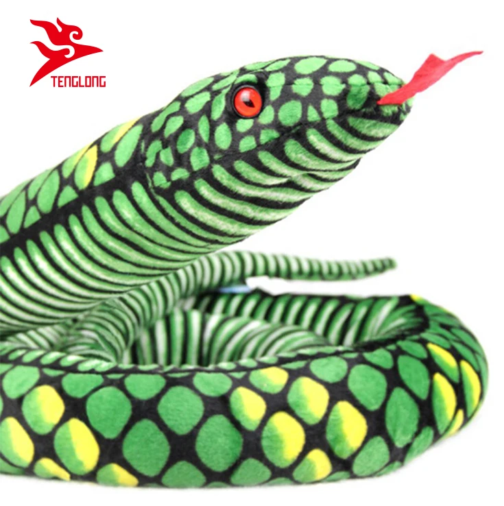 Custom 66'' Long Lifelike Soft Plush Stuffed Animal Snake Toy - Buy ...