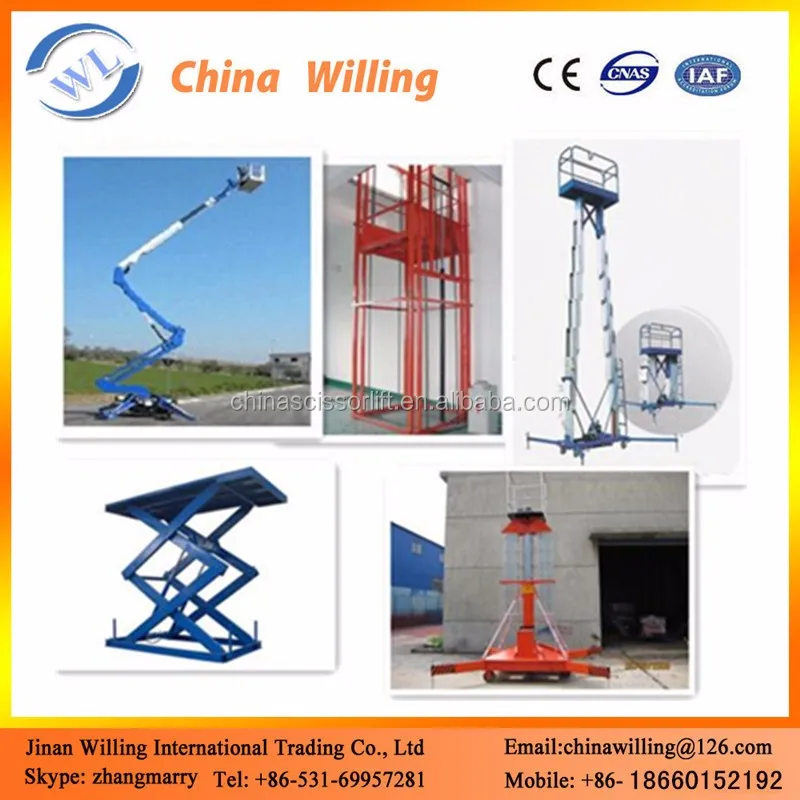 Articulated Boom Lift Platform Man Lift Price Sky Aerial Boom Lift