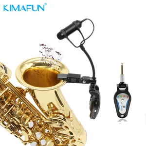 Professional KIMAFUN 2.4G Wireless Saxophone Microphone Instrument Gooseneck Microphone KM-G306-3