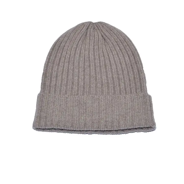 mens black cashmere beanie hat