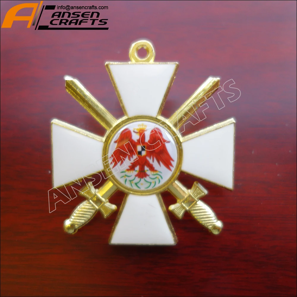 Decorazione Medaglia Militare Prussiana - Gran Croce Aquila Rossa Con Spade, Replica Nuova