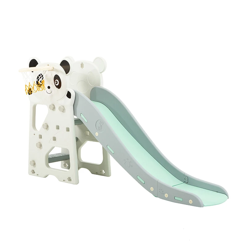 Color baby play house indoor combination plastic slide playground toys for sale