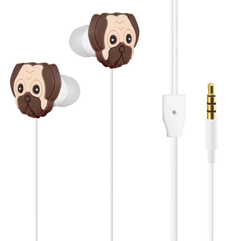 In Ear Quality Wired PVC Cartoon Earphone for Mobile Phone