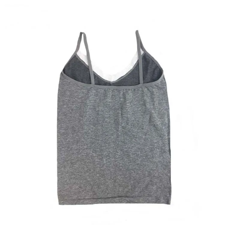 
Fashional cool vest tank top slimming camisole munafie womens bra camisole 