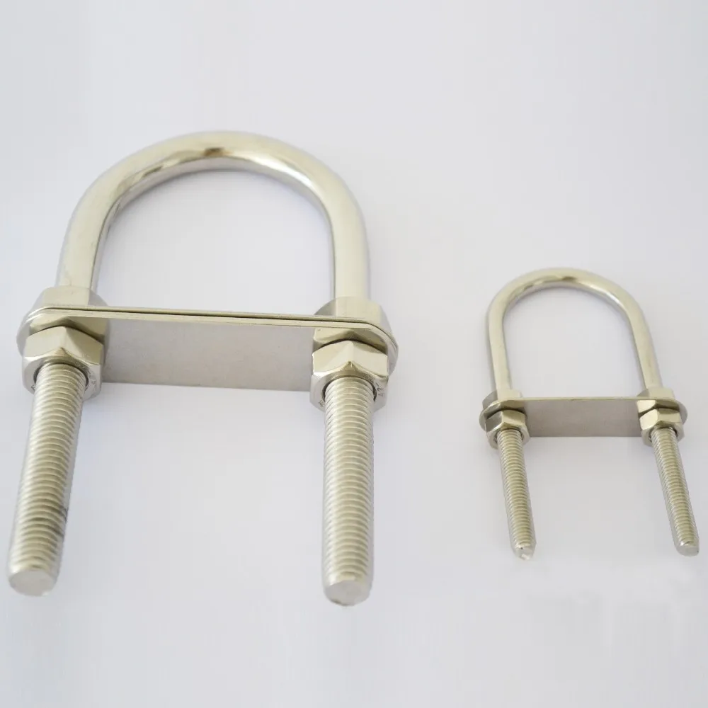 Stainless Steel Ubolt With Plate M4 M12 Buy Ubolt Pipe Clamp