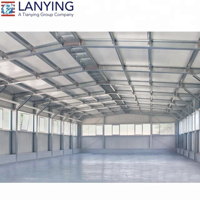 
Low cost cheap price economical prefabricated steel structure warehouse 