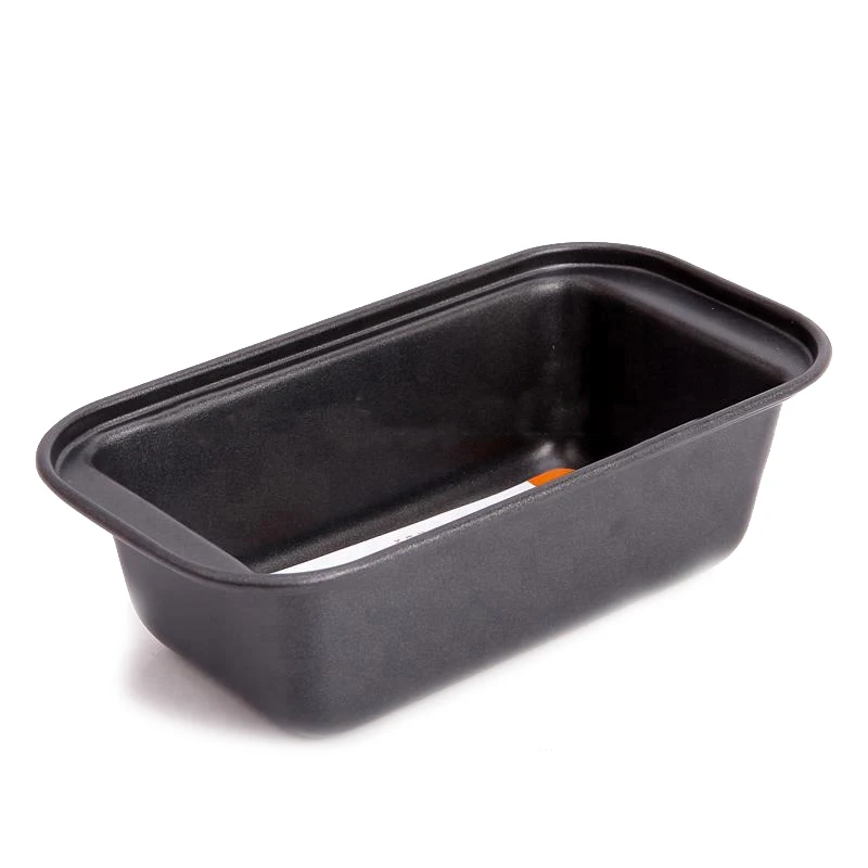 

Hot selling silver black carbon steel non stick baking mini bread loaf cake pans