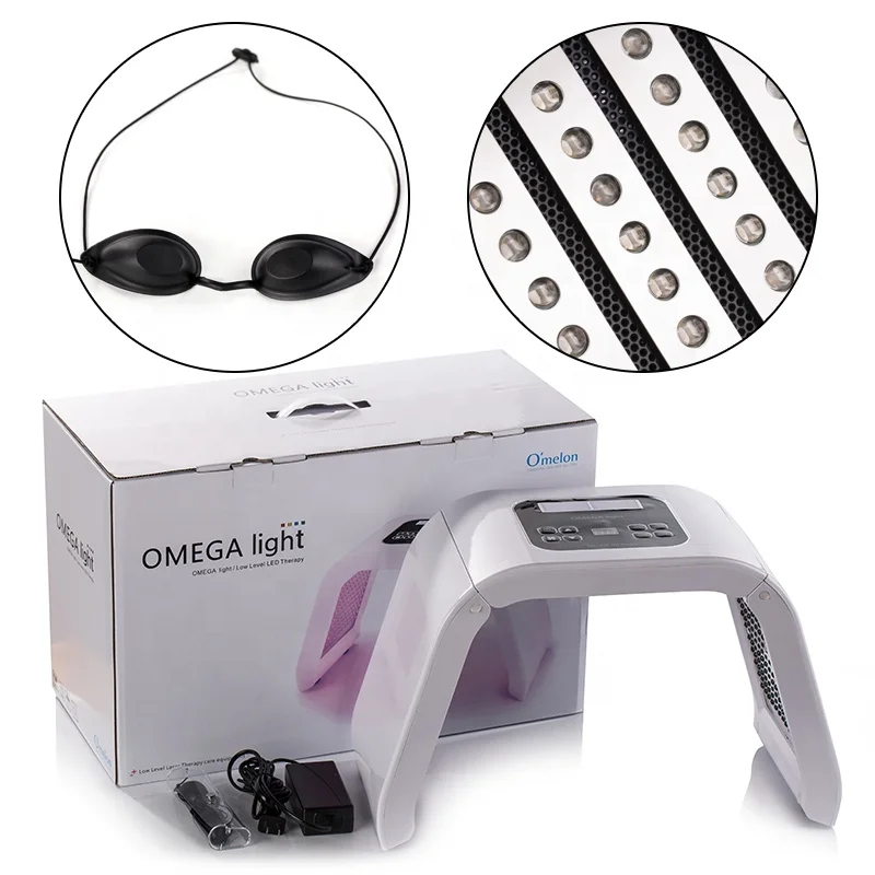 

Free Shipping Korean Style 7 Colors Omega PDT Led Light Facial Therapy Machine