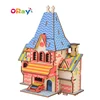 Assembly 3D puzzle Wooden Laser Cut windmill Series