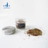 mixed spice thyme chili packed in glass bottle jar