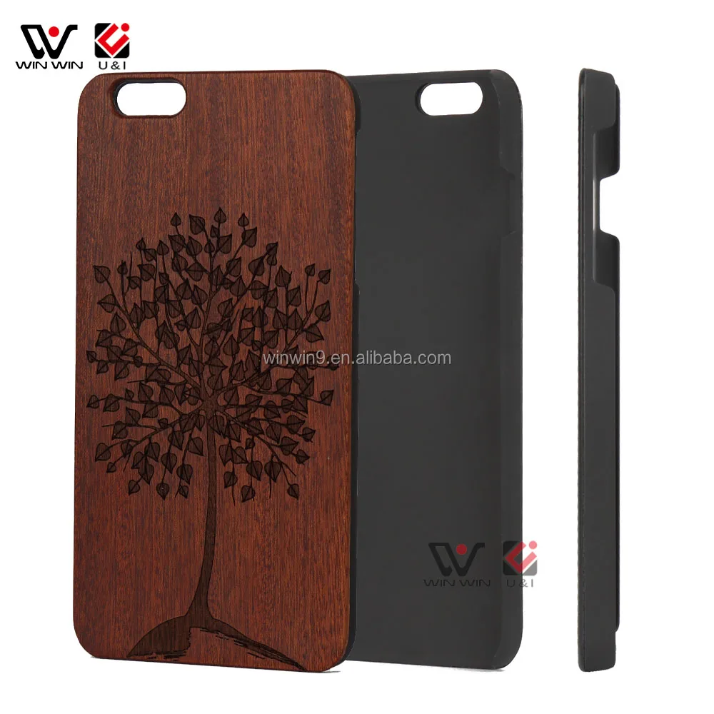 

Wholesale Hard PC Rosewood Mobile Phone Case For iPhone 6 Wood Case Phone