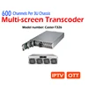 Live video IPTV transcoder Connect DVBS2 IRD to IPTV Gateway inputs,rtmp encoder Wowza,Xtream iptv streaming server