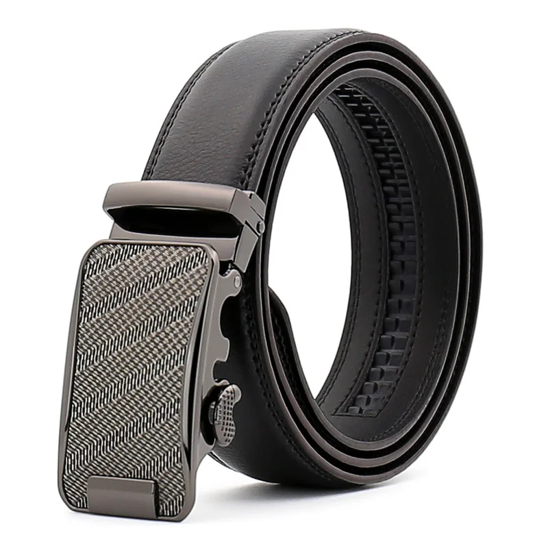 
Custom Business Top Grain Genuine Leather Automatic Men Genuine Leather Belt 