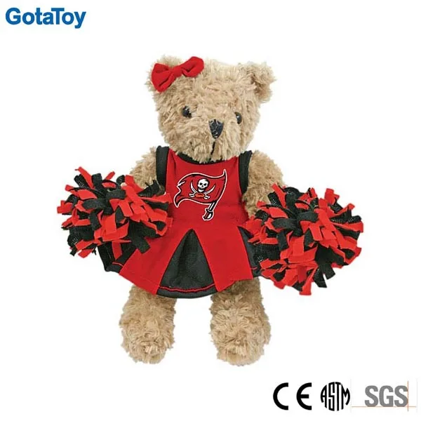 cheerleader teddy bear