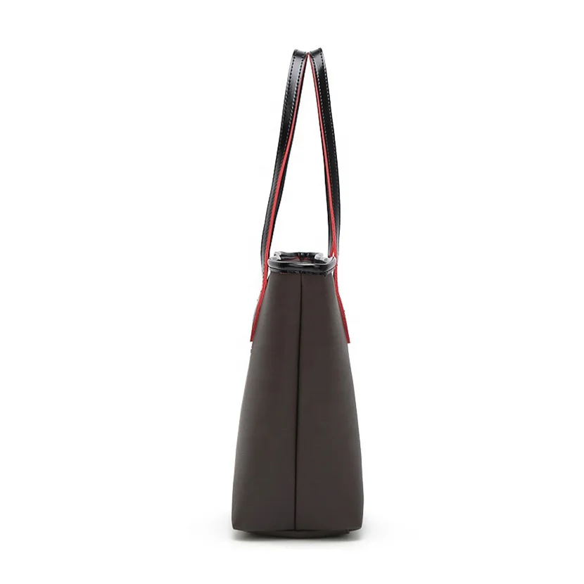 New fashion ladies tote bag customize black vintage handbag women wholesale from china