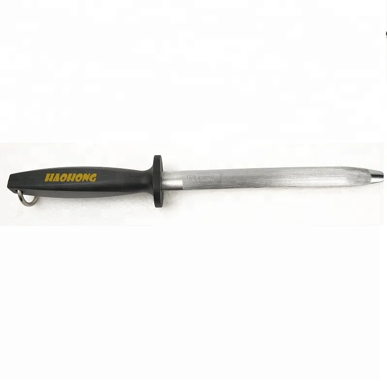 

8 inch Sharpening Steel, Silver + black