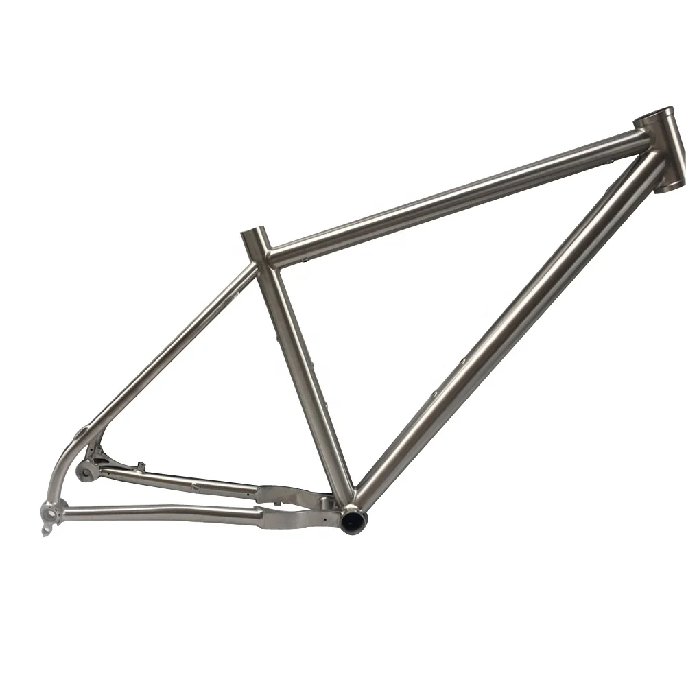 27.5 Plus Titanium Hard Tail Mountain Bike Frame For 650b*3.0" Wheels