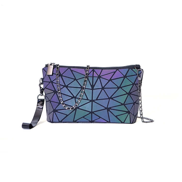 

Fashion luminous irregular geometric cute messenger bags for women, Customized