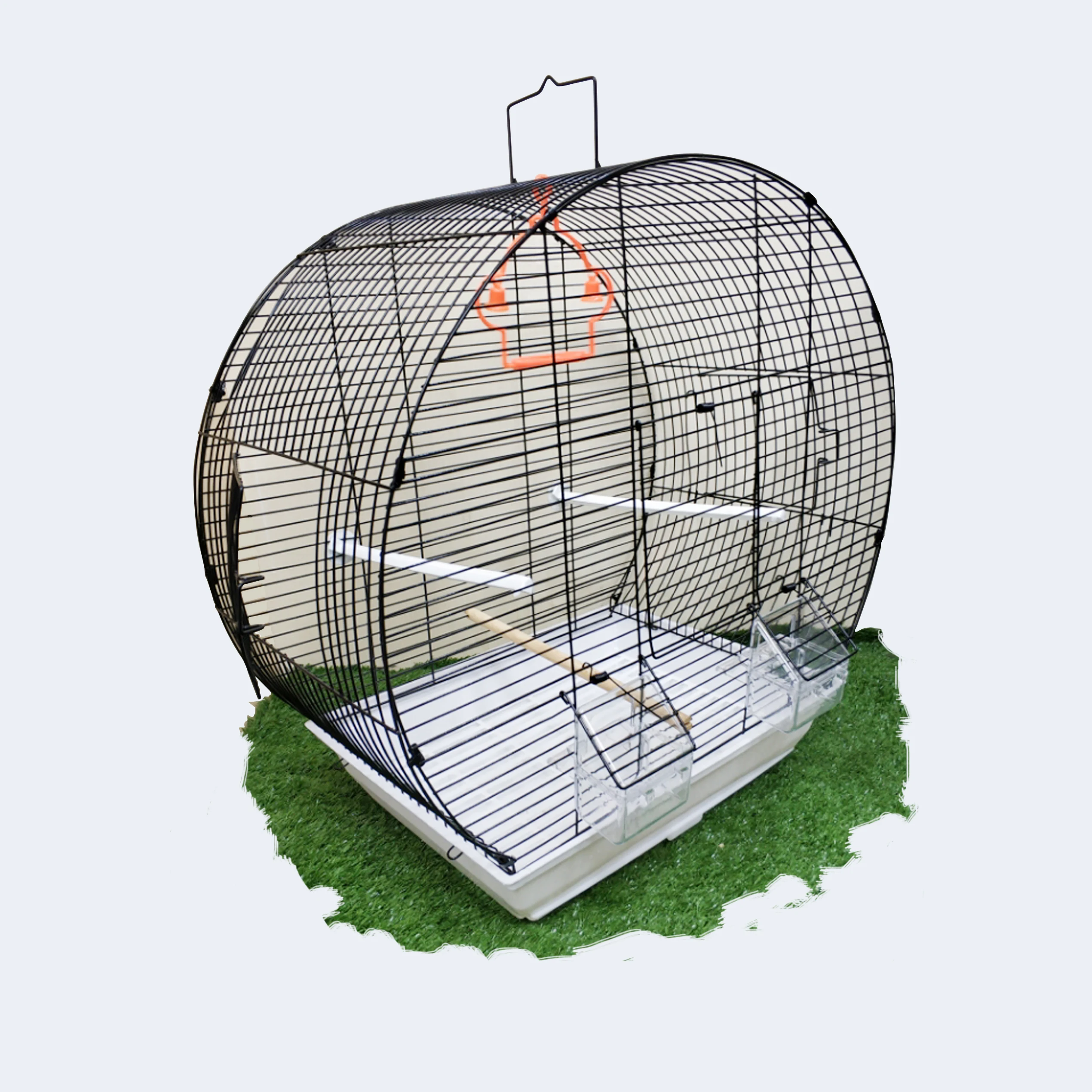 

New design hot sale metal wire decorative Bird cages cages and PET CAGE, Black