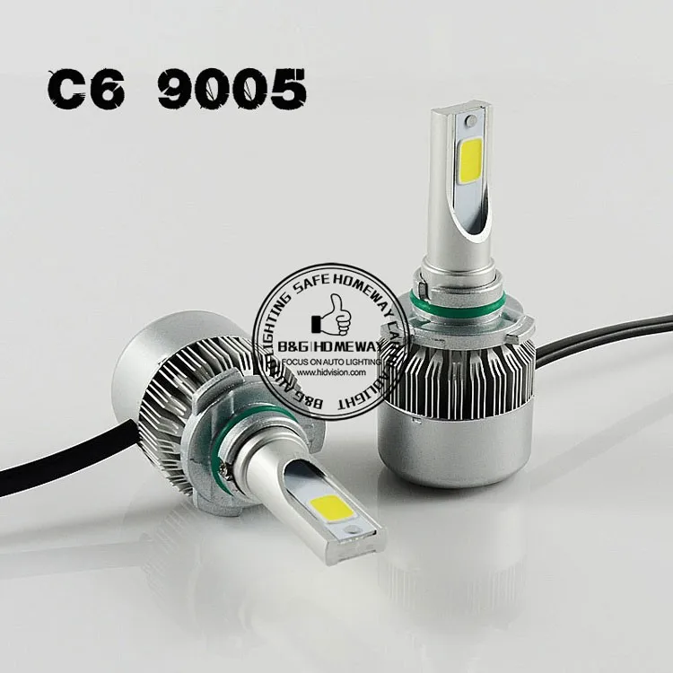 Oem C6 Cob 9005 Car Led 36w Led Headlights 12v Buy Led Headlights 12v