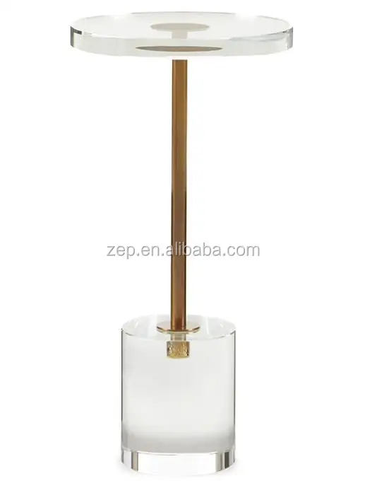 Round Coffee Table Clear Acrylic Furniture Pmma Plastic Table Top Buy