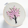 QD-0590 free sewing kit sample 13cm wooden Embroidery Hoop Bulk Wholesale Adjustable Bamboo Circle Cross Stitch Hoops Ring