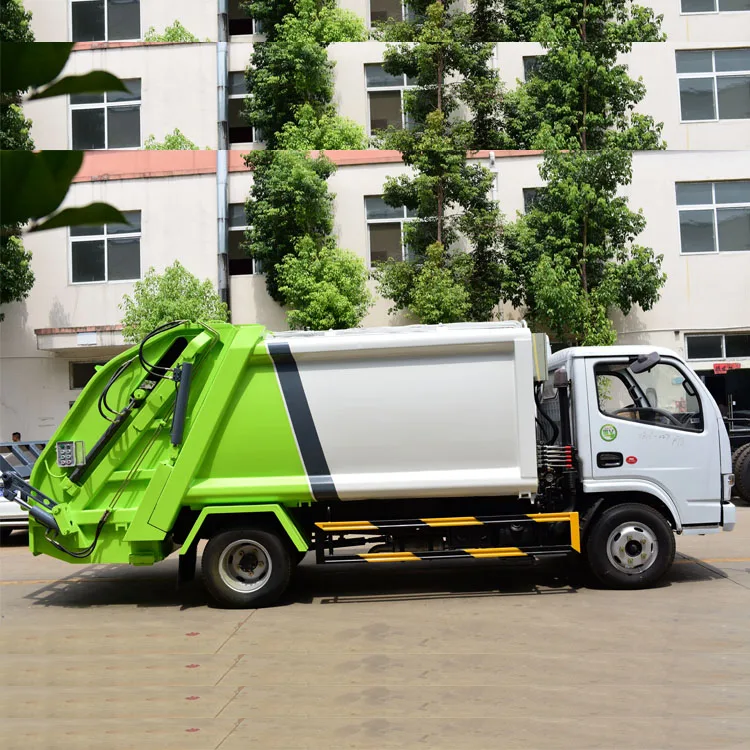 
Dongfeng 4*2 small rear loader compressed garbage truck 
